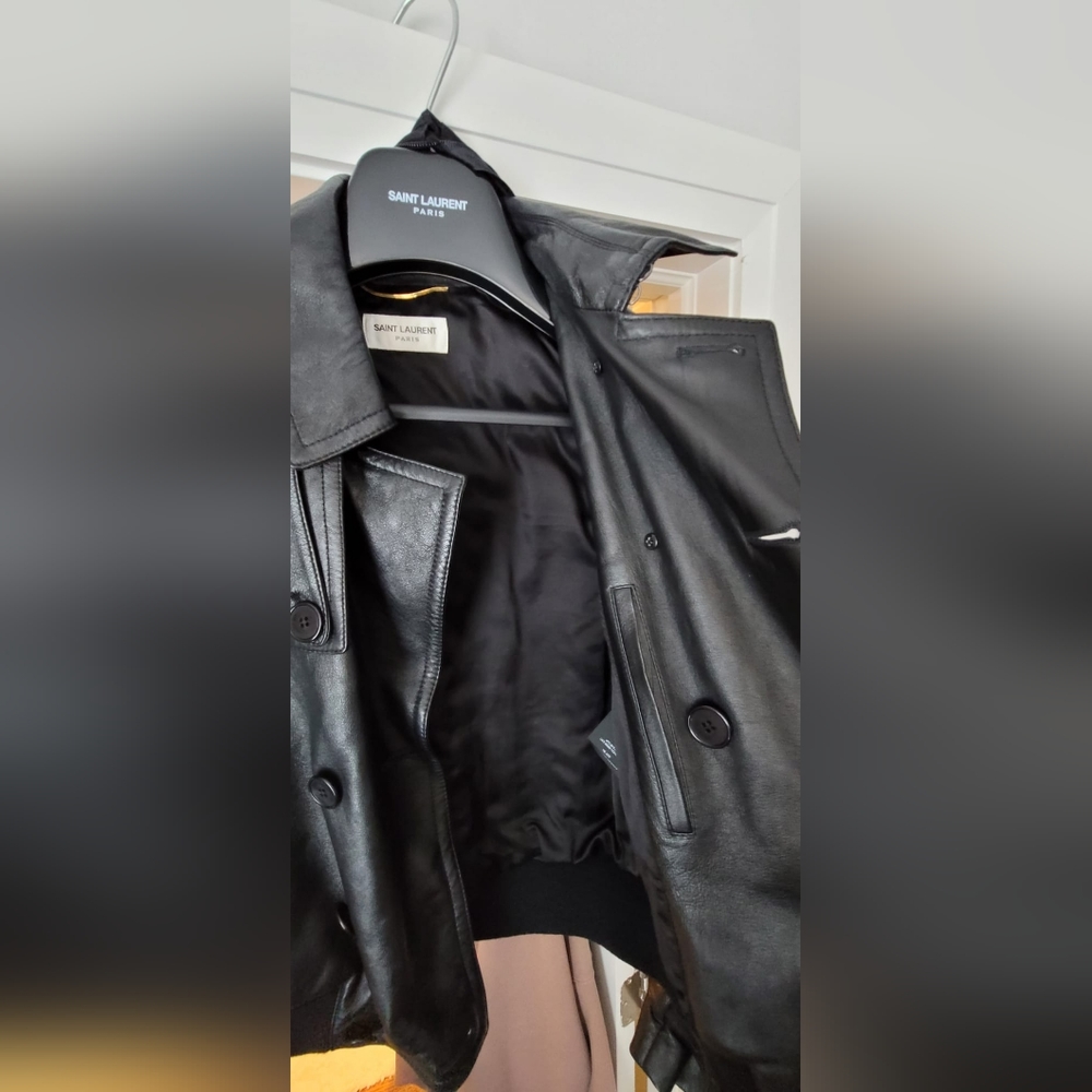 Authentic YSL leather jacket - Picture 2 of 4